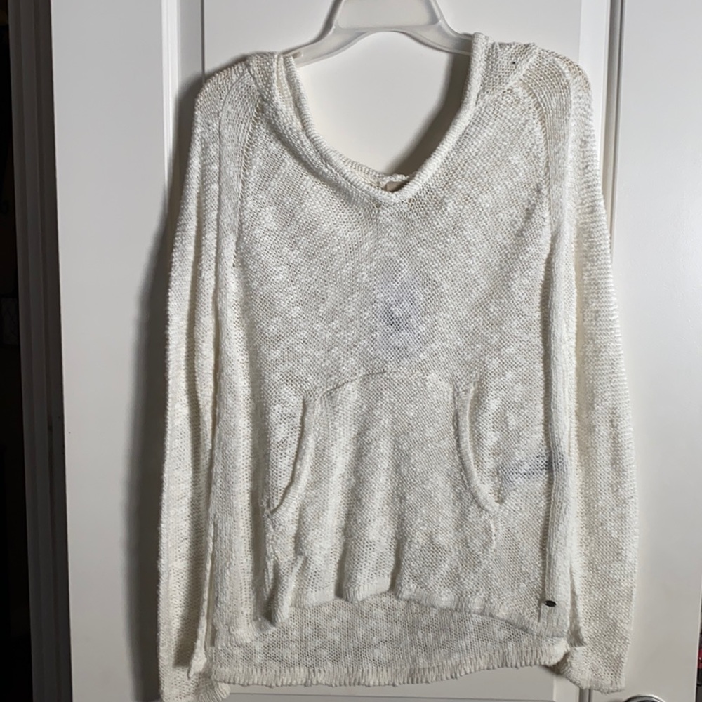 Roxy white sweater.